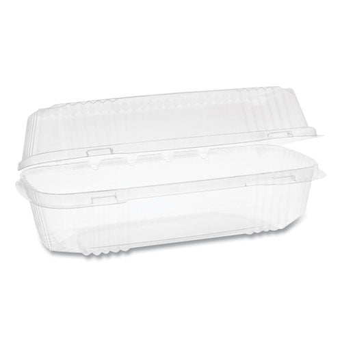 Pactiv ClearView SmartLock Food Containers, Hoagie Container, 27 oz, 9.25 x 4.5 x 3, Clear, 250-Carton YCI810490000
