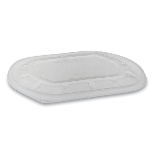 Pactiv ClearView MealMaster Lids with Fog Gard Coating, Large Flat Lid, 9.38 x 8 x 0.38, Clear, 300-Carton YCN8463S00D0