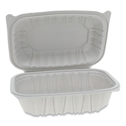 Pactiv Vented Microwavable Hinged-Lid Takeout Container, 9 x 6 x 3.1, White, 170-Carton YCNW0205