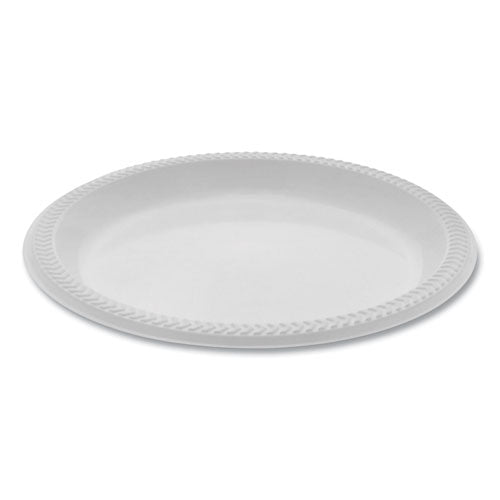Pactiv Meadoware® OPS Dinnerware, Plate, 8.88" dia, White, 400-Carton YMI9
