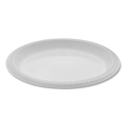 Pactiv Meadoware OPS Dinnerware, Plate, 8.88" dia, White, 400-Carton YMI9