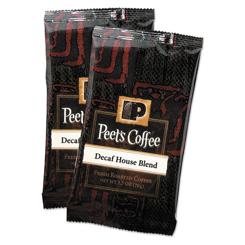 Peet's Coffee & Tea Coffee Portion Packs House Blend Decaf 2.5 oz Frack Pack (18 Pack) 504913