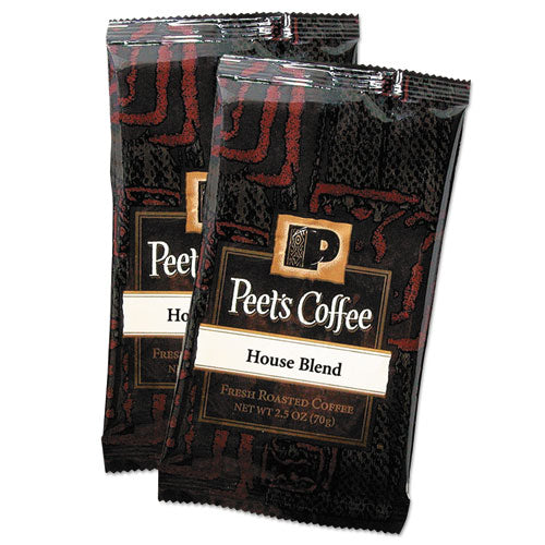 Peet's Coffee & Tea Coffee Portion Packs, House Blend, 2.5 oz Frack Pack, 18-Box 504915