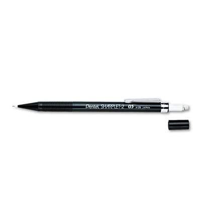 Pentel Sharplet-2 Mechanical Pencil, 0.5 mm, HB (#2.5), Black Lead, Black Barrel A125A