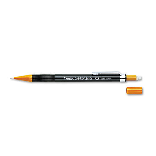 Pentel Sharplet-2 Mechanical Pencil, 0.9 mm, HB (#2.5), Black Lead, Brown Barrel A129E