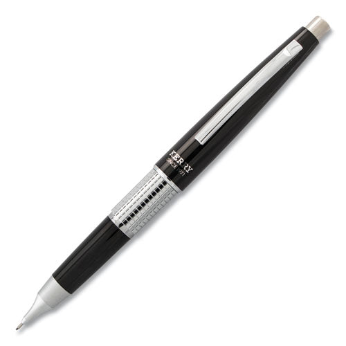Pentel Sharp Kerry Mechanical Pencil, 0.5 mm, HB (#2.5), Black Lead, Black Barrel P1035A