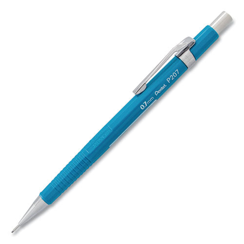 Pentel Sharp Mechanical Pencil, 0.7 mm, HB (#2.5), Black Lead, Blue Barrel P207C