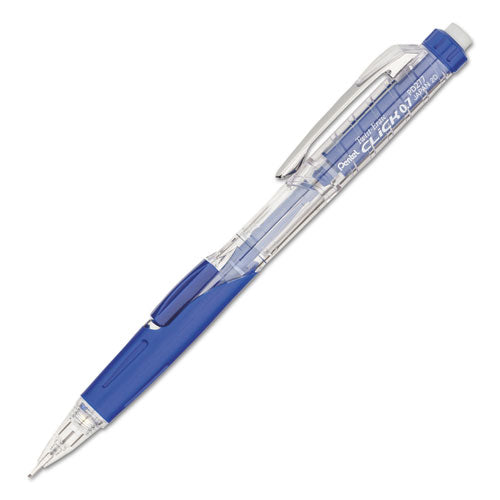 Pentel Twist-Erase CLICK Mechanical Pencil, 0.7 mm, HB (#2.5), Black Lead, Blue Barrel PD277TC
