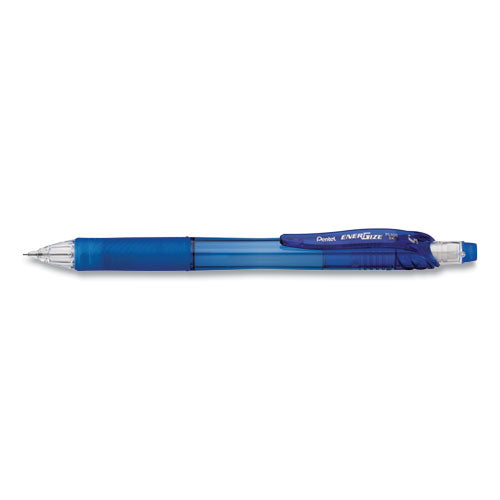 Pentel EnerGize-X Mechanical Pencil, 0.5 mm, HB (#2.5), Black Lead, Blue Barrel, Dozen PL105C