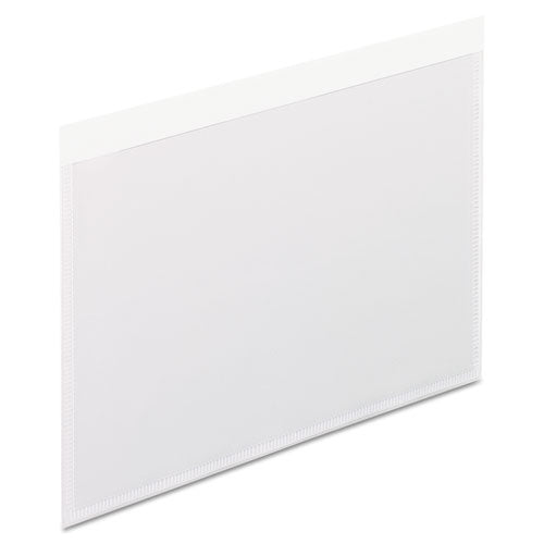 Pendaflex Self-Adhesive Pockets, 4 x 6, Clear Front-White Backing, 100-Box 99376