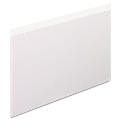 Pendaflex Self-Adhesive Pockets, 5 x 8, Clear Front-White Backing, 100-Box 99377
