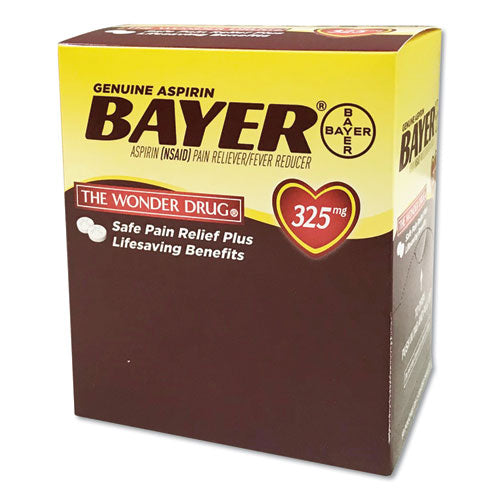 Bayer Aspirin Tablets, Two-Pack, 50 Packs-Box 204