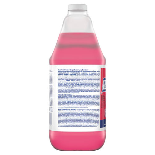 Clean Quick Broad Range Quaternary Sanitizer, Sweet Scent, 1 gal Bottle, 3-Carton 07535