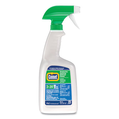 Comet Disinfecting-Sanitizing Bathroom Cleaner, 32 oz Trigger Spray Bottle 19214EA
