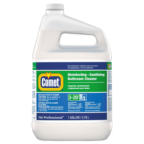 Comet Disinfecting-Sanitizing Bathroom Cleaner, One Gallon Bottle, 3-Carton 22570