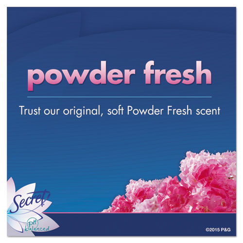 Secret Invisible Solid Anti-Perspirant and Deodorant, Powder Fresh, 0.5 oz Stick 31384EA