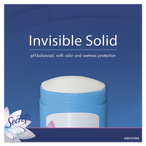 Secret Invisible Solid Anti-Perspirant and Deodorant, Powder Fresh, 0.5 oz Stick 31384EA