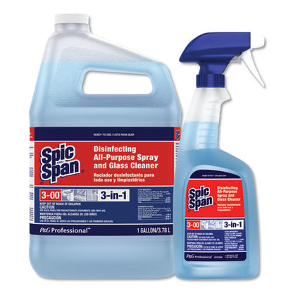 Spic and Span Disinfecting All-Purpose Spray and Glass Cleaner Concentrated 1 Gallon Bottle (2 Pack) 32538