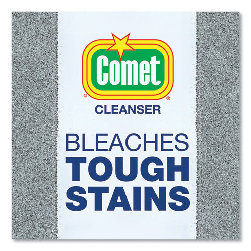 Comet Deodorizing Cleanser with Bleach, Powder, 21 oz Canister, 24-Carton 32987