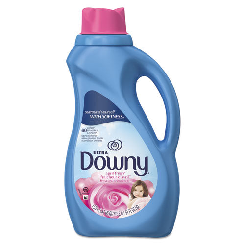 Downy Liquid Fabric Softener, Concentrated, April Fresh, 51 oz Bottle, 8-Carton 35762