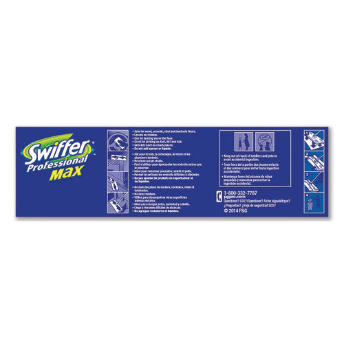 Swiffer Max-XL Dry Refill Cloths, 17 7-8 x 10, White, 16-Box, 6 Boxes-Carton 37109
