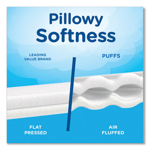Puffs Plus Lotion Facial Tissue, White, 2-Ply, 124-Box, 3 Box-Pack 39363BX