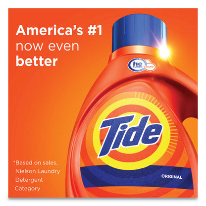 Tide HE Laundry Detergent, Original Scent, Liquid, 64 Loads, 92 oz Bottle 40217EA