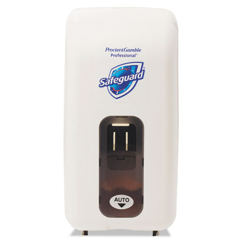 Safeguard Touch-Free Hand Soap Dispenser, 1.2 L, 5.98 x 3.94 x 11.42, White 47439