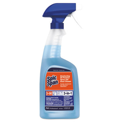 Spic and Span Disinfecting All-Purpose Spray And Glass Cleaner Fresh Scent 32 oz Spray Bottle (8 Pack) 58775