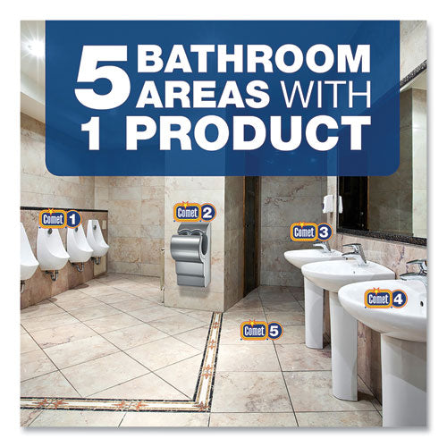 P&G Professional Dilute 2 Go, Comet Disinfecting - Sanitizing Bathroom Cleaner, Citrus Scent, , 4.5 L Jug, 1-Carton 72002