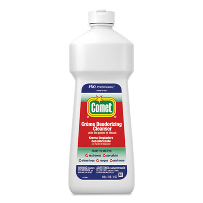 Comet Creme Deodorizing Cleanser, 32 oz Bottle, 10-Carton 73163