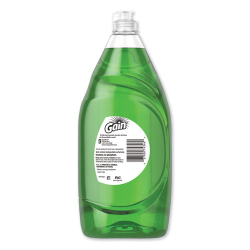 Gain Dishwashing Liquid, Gain Original, 38 oz Bottle, 8-Carton 74346