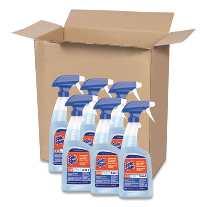 Spic and Span Disinfecting All-Purpose Spray and Glass Cleaner, Fresh Scent, 32 oz Spray Bottle, 6-Carton 75353