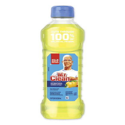 Mr. Clean Multi-Surface Antibacterial Cleaner Summer Citrus Scent 28 oz Bottle (9 Pack) 77130