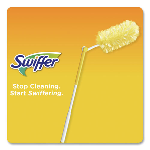 Swiffer Heavy Duty Dusters Starter Kit, Handle Extends to 3 ft, 1 Handle with 12 Duster Refills 77300