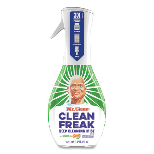 Mr. Clean Clean Freak Deep Cleaning Mist Multi-Surface Spray, Gain Original, 16 oz Spray Bottle 79127EA