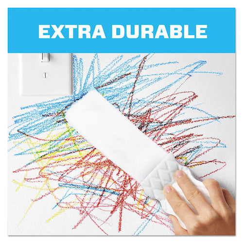 Mr. Clean Magic Eraser Extra Durable, 4.6 x 2.4, 0.7" Thick, White, 4-Box, 8 Boxes-Carton 82038