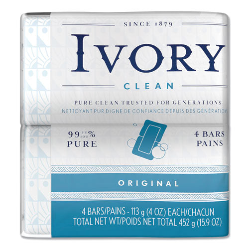 Ivory Original Scent 4 oz 4 Soap Bars (18 Pack) 82757