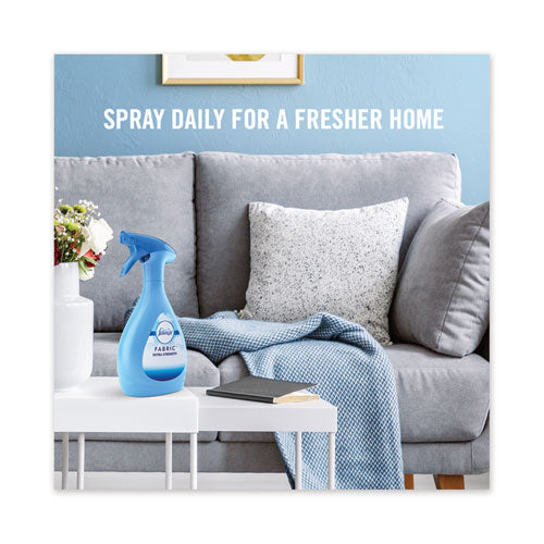 Febreze FABRIC Refresher-Odor Eliminator, Extra Strength, Original, 16.9 oz Spray Bottle, 8-Carton 84220