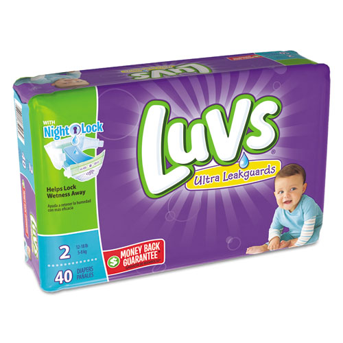 Luvs Ultra Leakguard Diapers Size 2 (80 Diapers) 85923