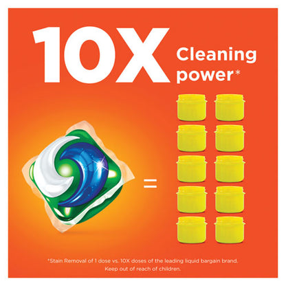 Tide Pods, Laundry Detergent, Clean Breeze, 35-Pack, 4 Pack-Carton 93126