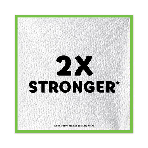 Bounty Quilted Napkins, 1-Ply, 12 1-10 x 12, White, 200-Pack, 8 Pack-Carton 96595
