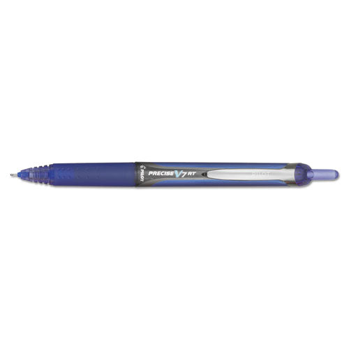 Pilot Precise V7RT Roller Ball Pen, Retractable, Fine 0.7 mm, Blue Ink, Blue Barrel 26068