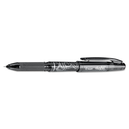 Pilot FriXion Point Erasable Gel Pen, Stick, Extra-Fine 0.5 mm, Black Ink, Black Barrel 31573