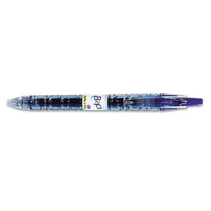 Pilot B2P Bottle-2-Pen Recycled Gel Pen, Retractable, Fine 0.7 mm, Blue Ink, Translucent Blue Barrel 31601
