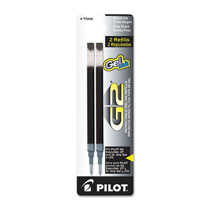 Pilot Refill for Pilot B2P, Dr Grip, G2, G6, MR Metropolitan, Precise BeGreen and Q7 Gel Pens, Fine Tip, Black Ink, 2-Pack 77240