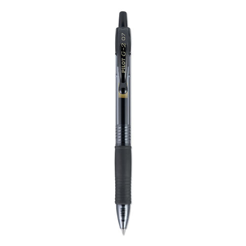 Pilot G2 Premium Gel Pen Convenience Pack, Retractable, Fine 0.7 mm, Black Ink, Black Barrel, 36-Pack 84065