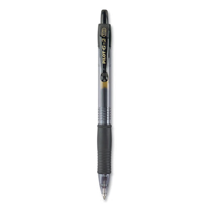 Pilot G2 Premium Gel Pen Convenience Pack, Retractable, Bold 1 mm, Black Ink, Smoke Barrel, 36-Pack PIL84095