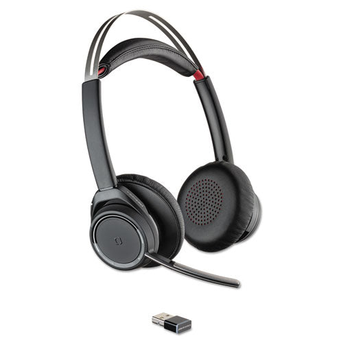 Poly Voyager Focus UC Stereo Bluetooth Headset System with Active Noise Canceling 202652-101