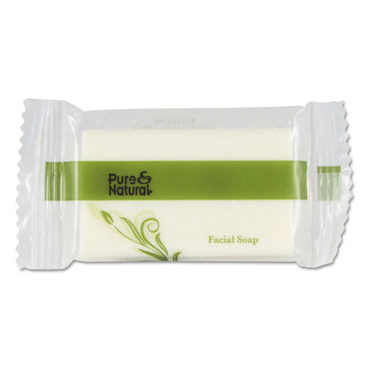 Pure & Natural Body and Facial Soap, Fresh Scent, # 3-4 Flow Wrap Bar, 1,000-Carton PN500075
